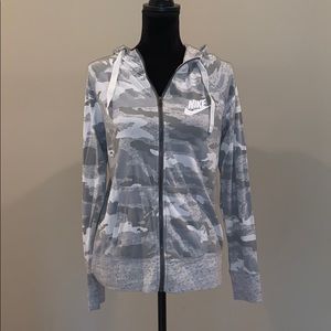 Camouflage Nike Zip-up Light Jacket